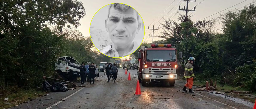 Identifican a hombre que falleció en grave accidente vial en Chalatenango