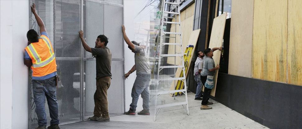 HONDURAS: comerciantes “blindan” sus negocios ante posibles disturbios por resultados electorales
