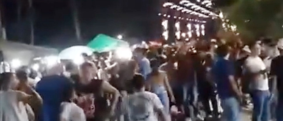 Baile en Apopa termina en pleito de bolos y con un lesionado de gravedad