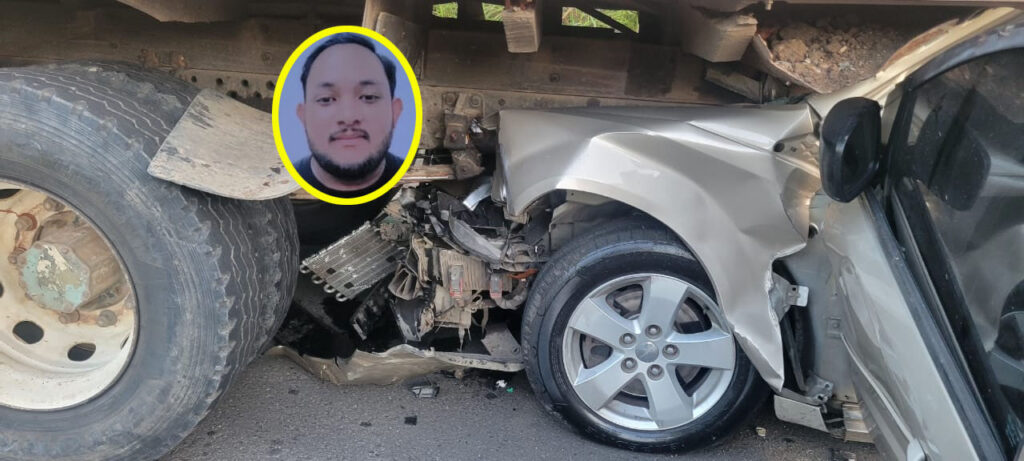 Él era Luis, automovilista fallecido esta madrugada tras estrellarse contra un camión arenero 