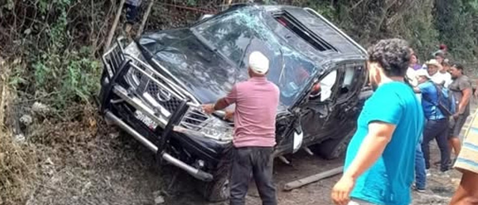 Pick up vuelca dejando como saldo varias personas lesionadas en Corinto, Morazán
