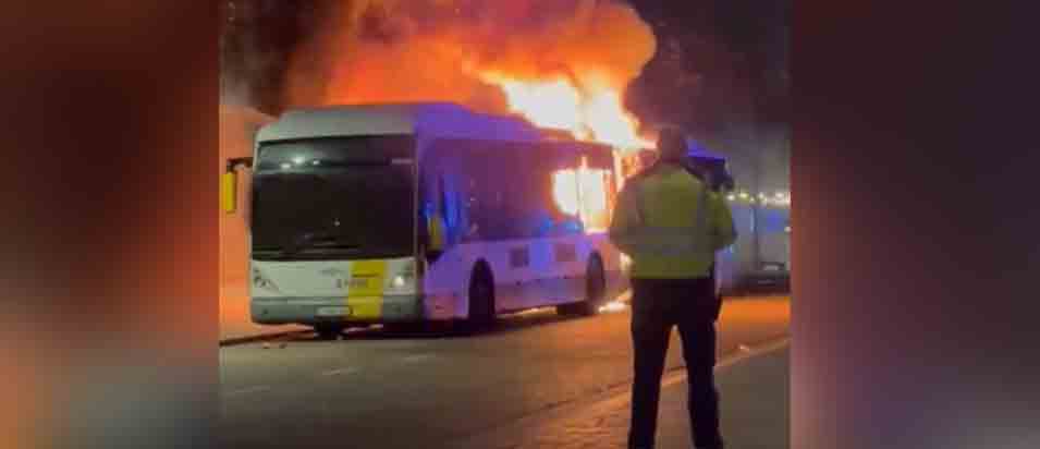 BELGICA: sujetos prenden en llamas autobús con aficionados del Barcelona