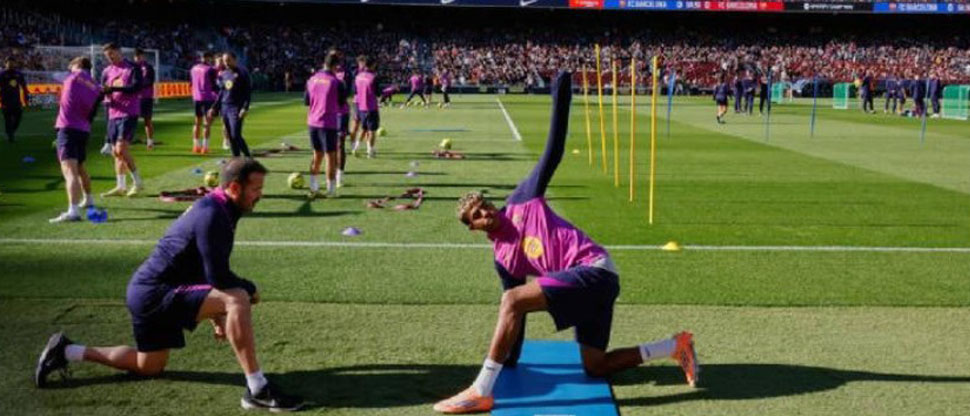 Barcelona regresa al Spotify Camp Nou para entrenar frente a 20 mil aficionados