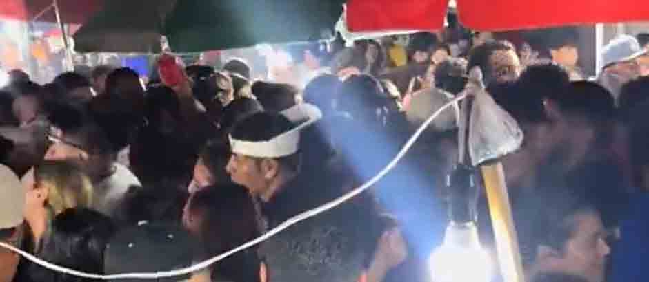 Desorden en carnavalito en San Miguel casi termina en estampida
