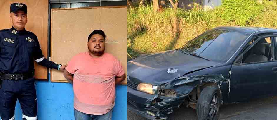 Arrestan conductor bolo que provocó choque y una mamá perdiera a su bebé