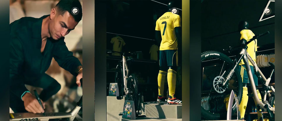 Al Nassr celebra el golazo de Cristiano Ronaldo con una bicicleta