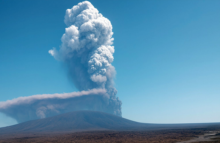 Volcán Hayli Gubbi en Etiopía, despierta tras casi 10,000 años