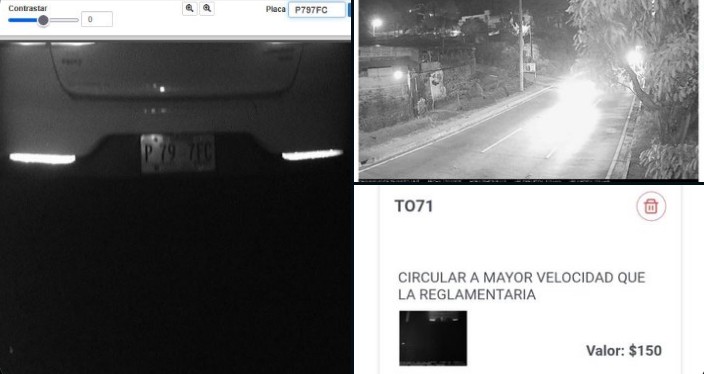 Sancionan a conductor por circular a 153 km/h en autopista a Comalapa