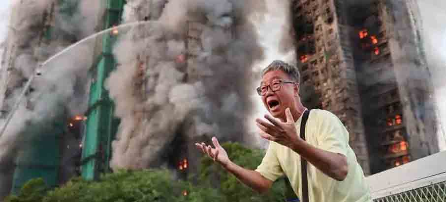 Aumenta a 128 la cifra de fallecidos tras incendio en Hong Kong