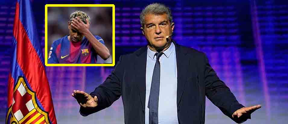 Laporta afirma que defenderá a Lamine porque es su estrella