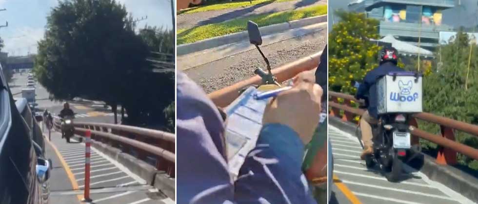 Multan con $150 a motociclistas captados circulando zona peatonal en Antiguo Cuscatlán