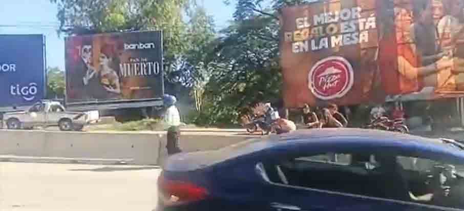 Reportan accidente en la curva del Papaturro