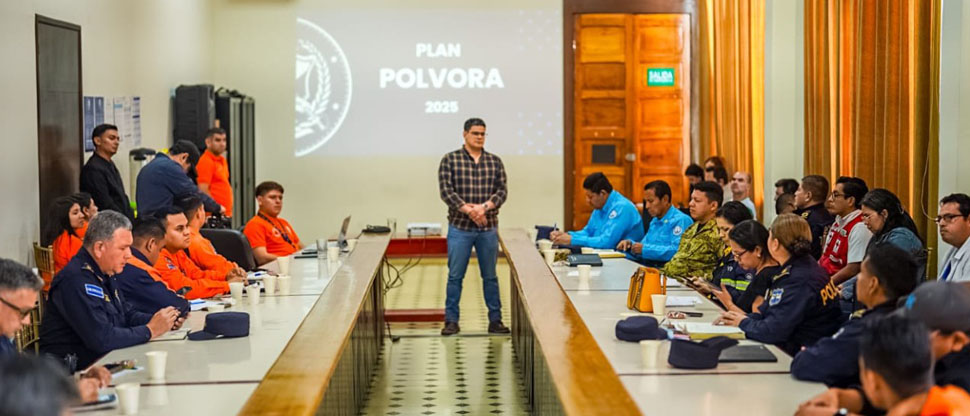 Alcaldía de San Salvador Centro lanza el plan pólvora 2025