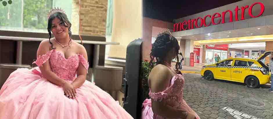 Quinceañera cumple su sueño al estar en popular centro comercial de San Salvador