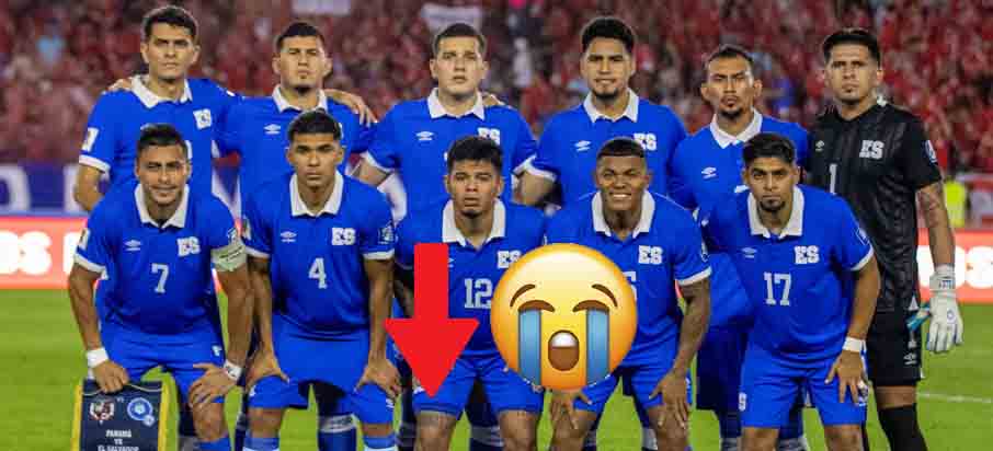El Salvador sigue cayendo en el ranking FIFA y es la #100