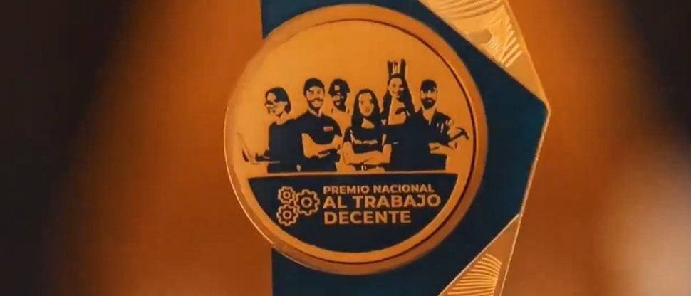 Este miércoles 26 de noviembre se realizará el Premio Nacional al Trabajo Decente 2025