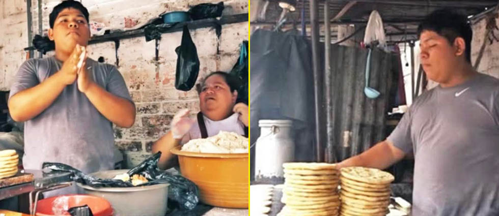 Ejemplo de superación: ¡joven se dedica a hacer tortillas para ayudar a su familia!