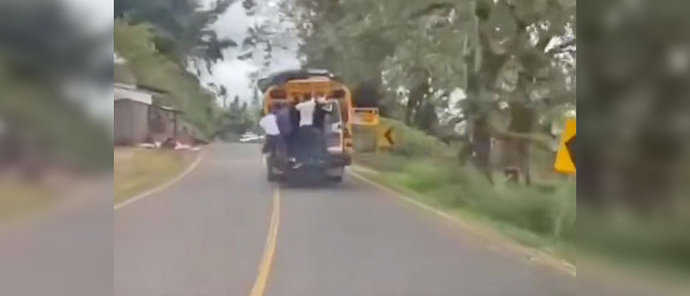 Nicaragua: pasajeros se lanzan del autobús tras presentar fallas en el sistema de frenos