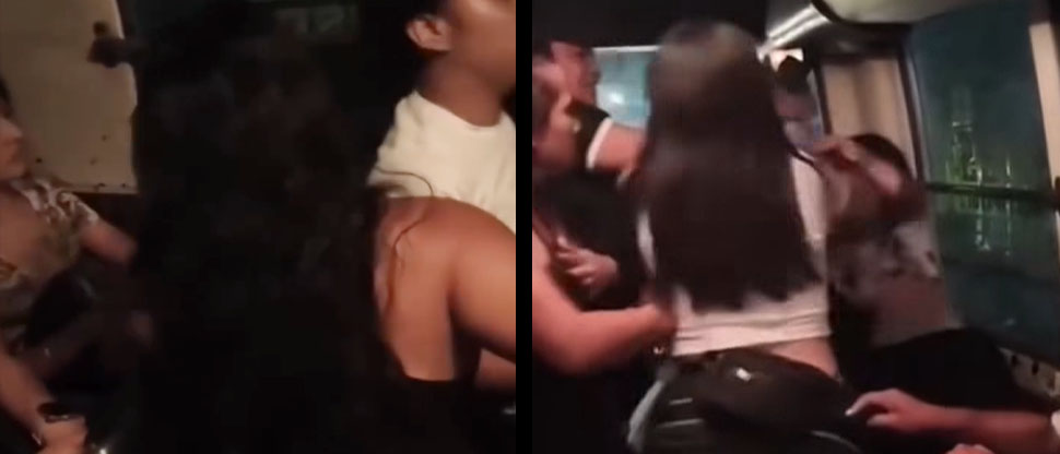 “Si sos delicada pagá Uber”: mujeres se agarran del pelo en un microbús de la ruta 4
