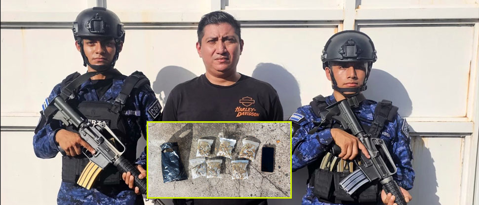Militares ubican a pandillero que transportaba porciones de marihuana y dinero ilícito
