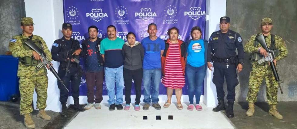 Capturan a varios terroristas de la MS-13 en La Libertad