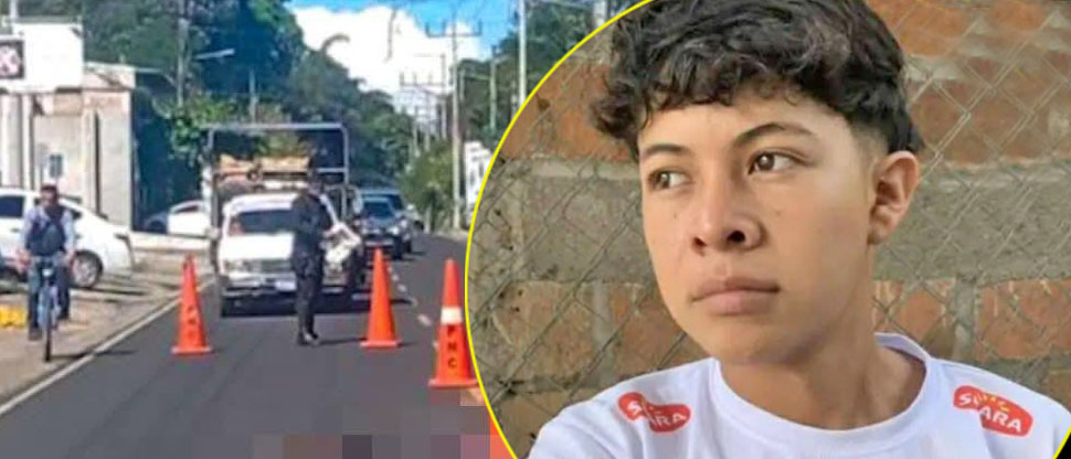 Él era Kevin, joven motociclista de 17 años que falleció al accidentarse en Cabañas