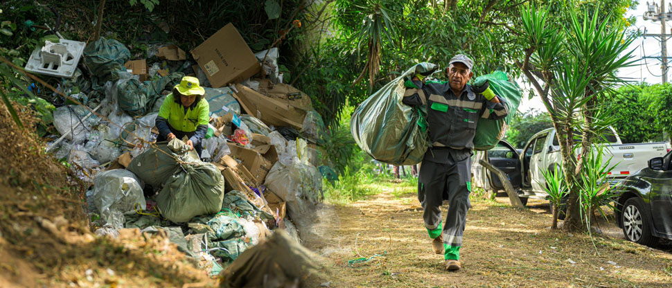 Identifican botadero de basura clandestino en una zona de la colonia Escalón