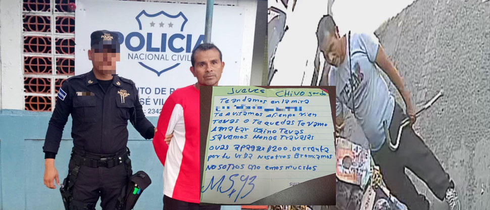 Cae sujeto que simulaba ser pandillero y dejaba hojas volantes en vehículos para exigir la renta