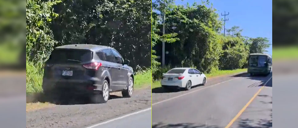 Denuncian a conductores imprudentes circulando en sentido contrario y en carril auxiliar
