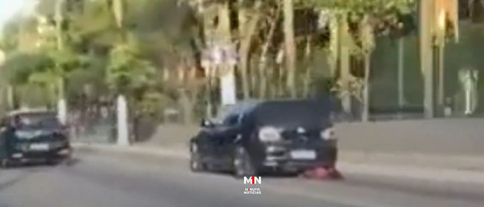 Brasil: impactante vídeo de un intento de feminicidio en plena vía pública