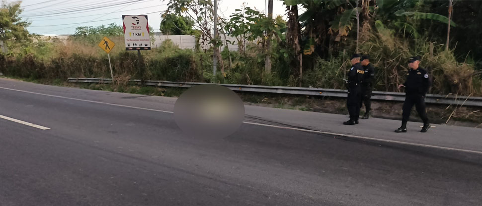 Peatón fallece tras ser atropellado a unos metros de pasarela en El Salitre, Nejapa