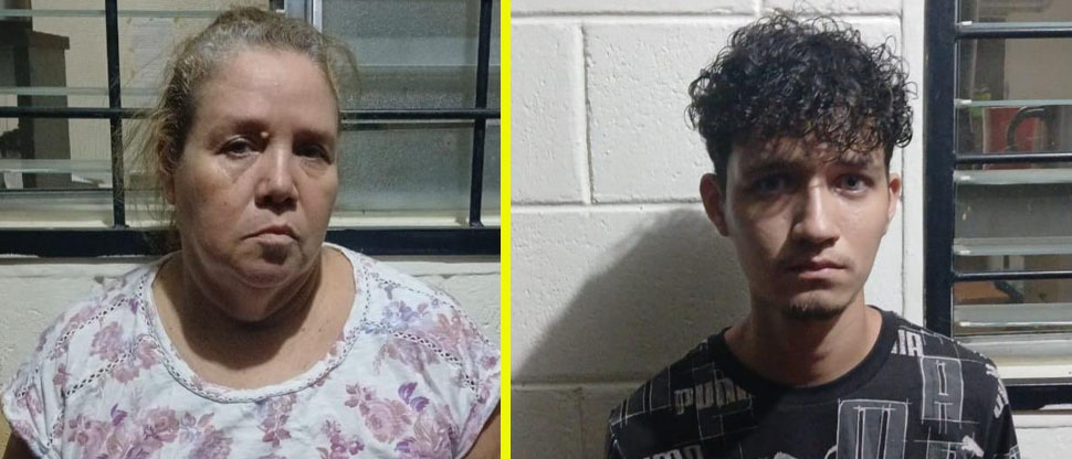 Capturan a madre e hijo que se dedicaban a la venta de “hierba seca” en Santa Ana