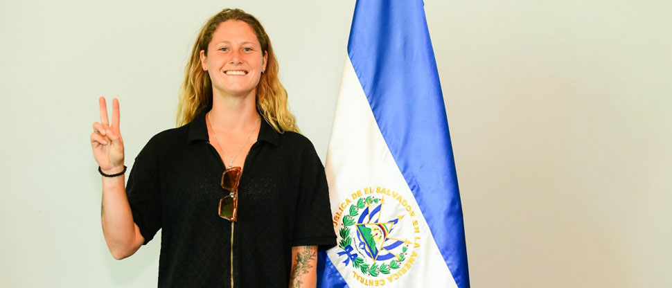 Rider campeona mundial de downhill se encuentra lista para exhibir sus habilidades en Tamanique