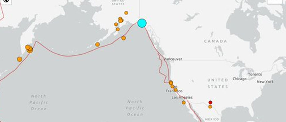 Descartan tsunami tras fuerte sismo de magnitud 7.0 en Yakutat, Alaska