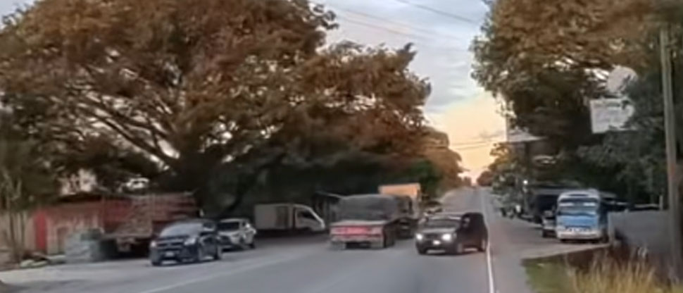 Habilidad y concentración de trailero evita una tragedia en la carretera