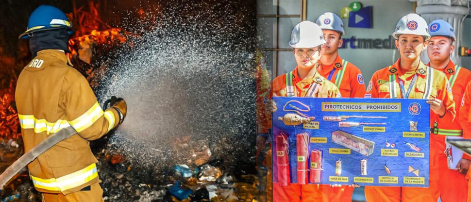 Director de Bomberos reitera que estos son los productos pirotécnicos prohibidos