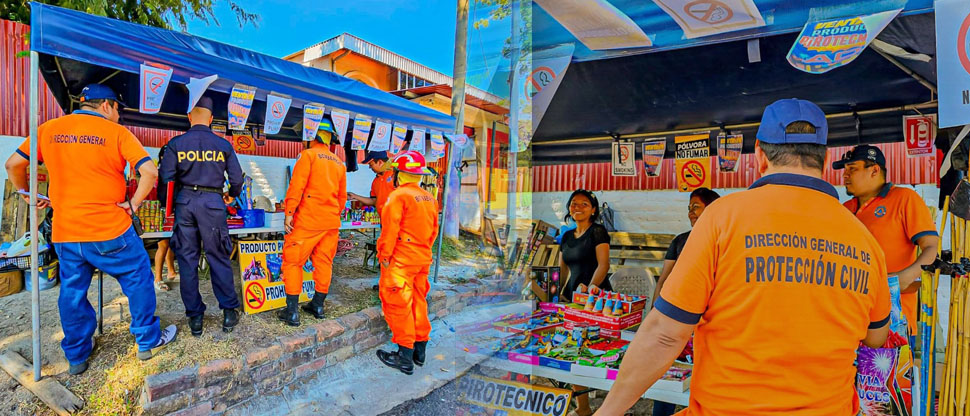 Bomberos verifican ventas de productos pirotécnicos