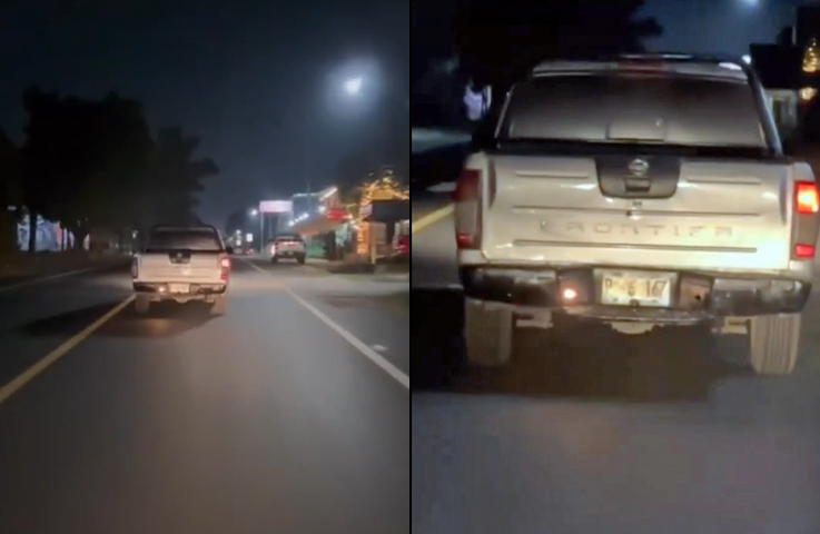 Conductor es captado manejando de manera irregular en Ahuachapán