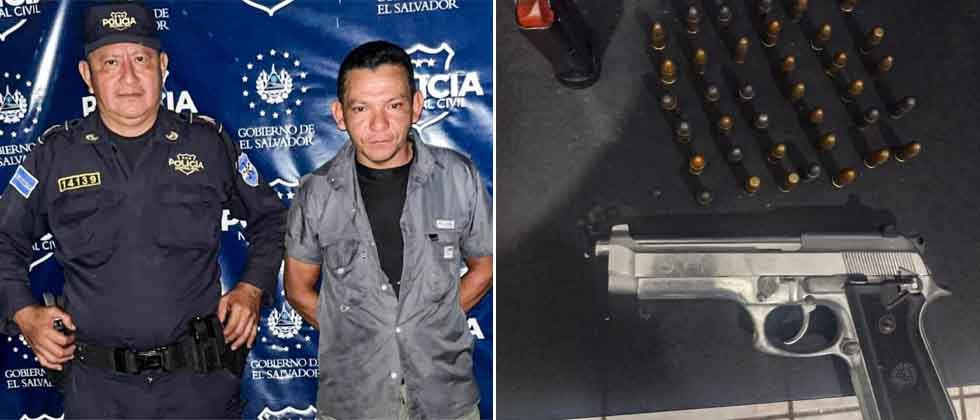 Detienen a conductor ebrio y con arma de fuego en Sonsonate
