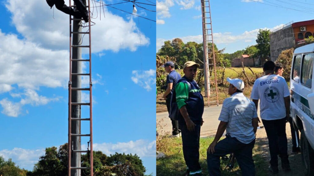 Trabajador muere tras sufrir una descarga eléctrica en Usulután