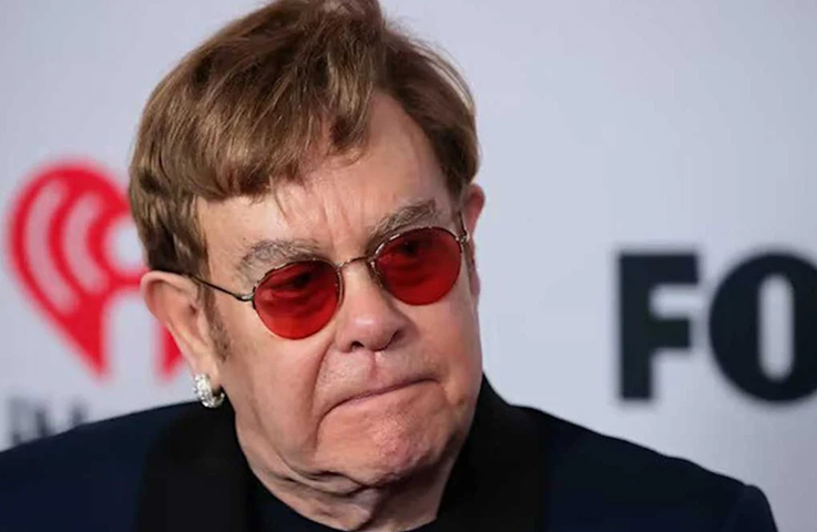 Elton John confirma que ha perdido la vista tras padecer una infección