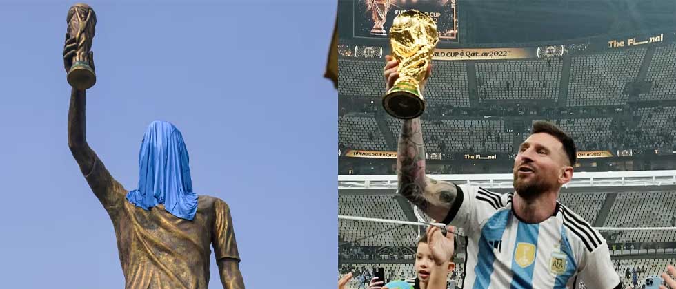Inaugurarán la estatua de Messi más alta del mundo en India