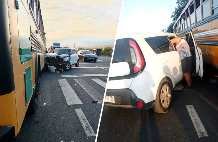 Otro Kia Soul se ve involucrado en aparatoso accidente, esta vez en Sonsonate