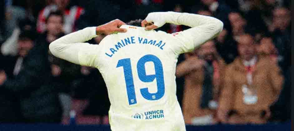 Lamine Yamal se acuerda de los colchoneros previo al juego de este martes