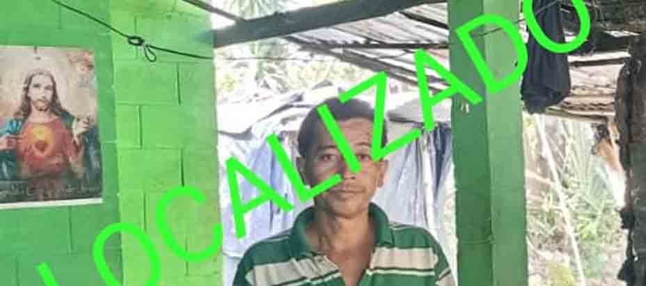 Localizan sano y salvo a hombre que fue reportado como desaparecido