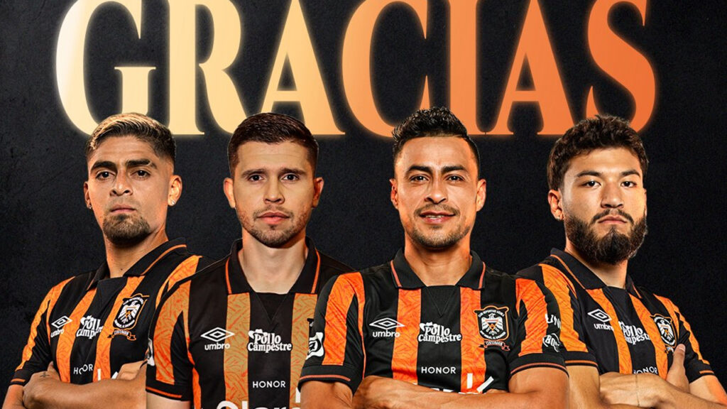 C.D. Águila anuncia la salida de cuatro jugadores de su plantel