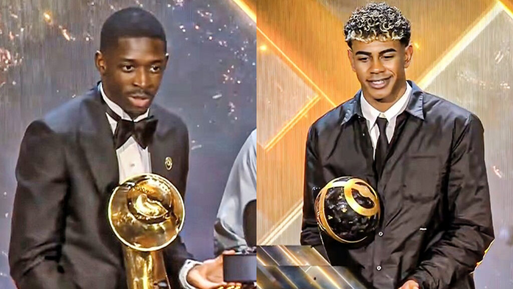 Ousmane Dembélé y Lamine Yamal destacan en los Globe Soccer Awards 2025