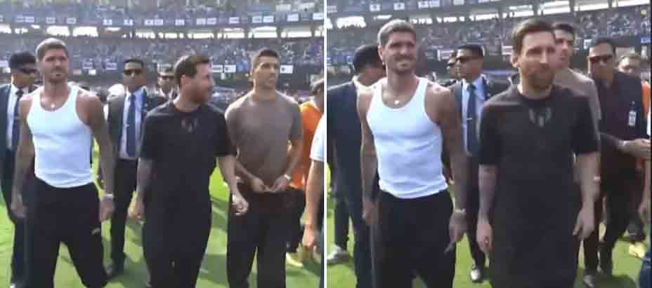 Visita de Messi a un estadio de la India concluye con disturbios