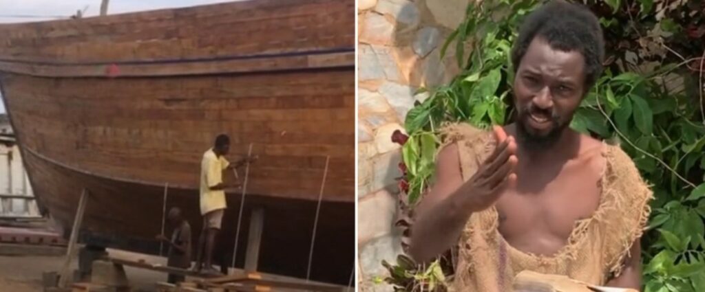 ‘Noé’ africano construye ocho arcas para salvar a la humanidad del ‘gran diluvio’