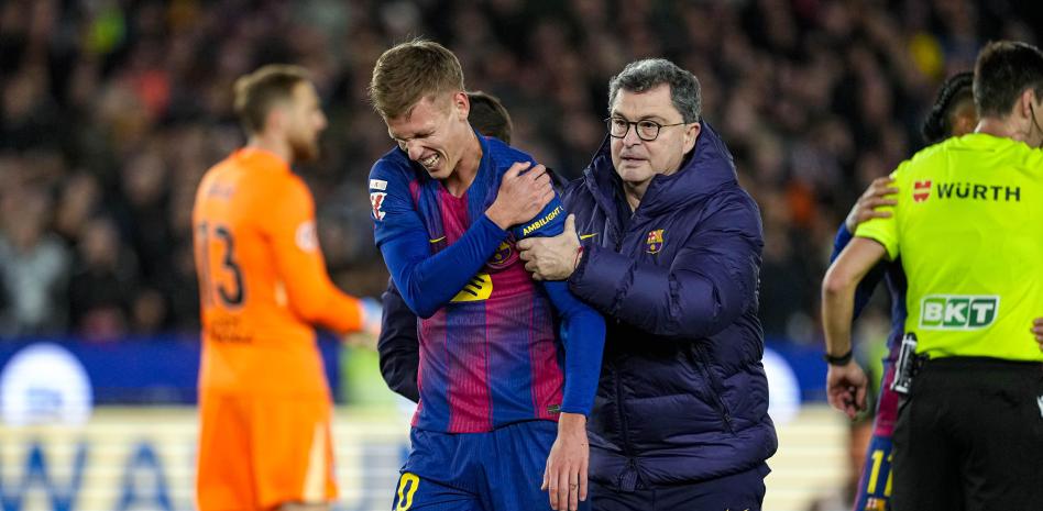 Malas noticias para el Barca: Dani Olmo estará 4 semanas de baja